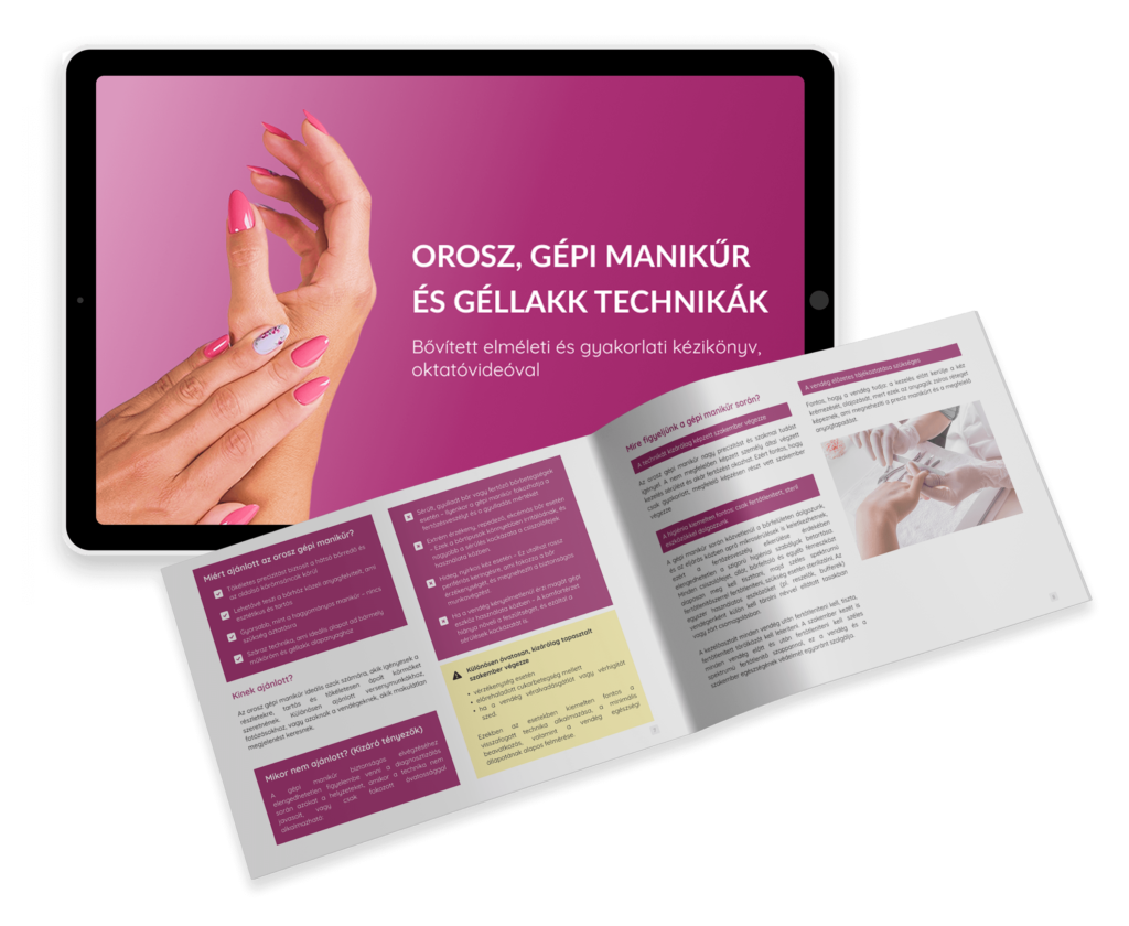 Gépi manikűr kéziköny